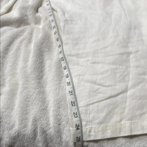 Hot Cotton White Wide Leg Pants in Soft Cotton - Picture 2 of 5